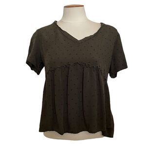 JUN & IVY Green blouse size small